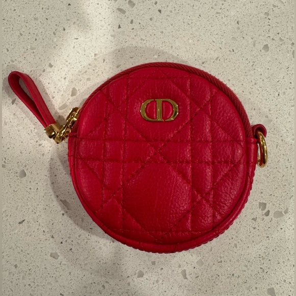 Dior Accessories - Dior Caro coin purse Cannage quilted